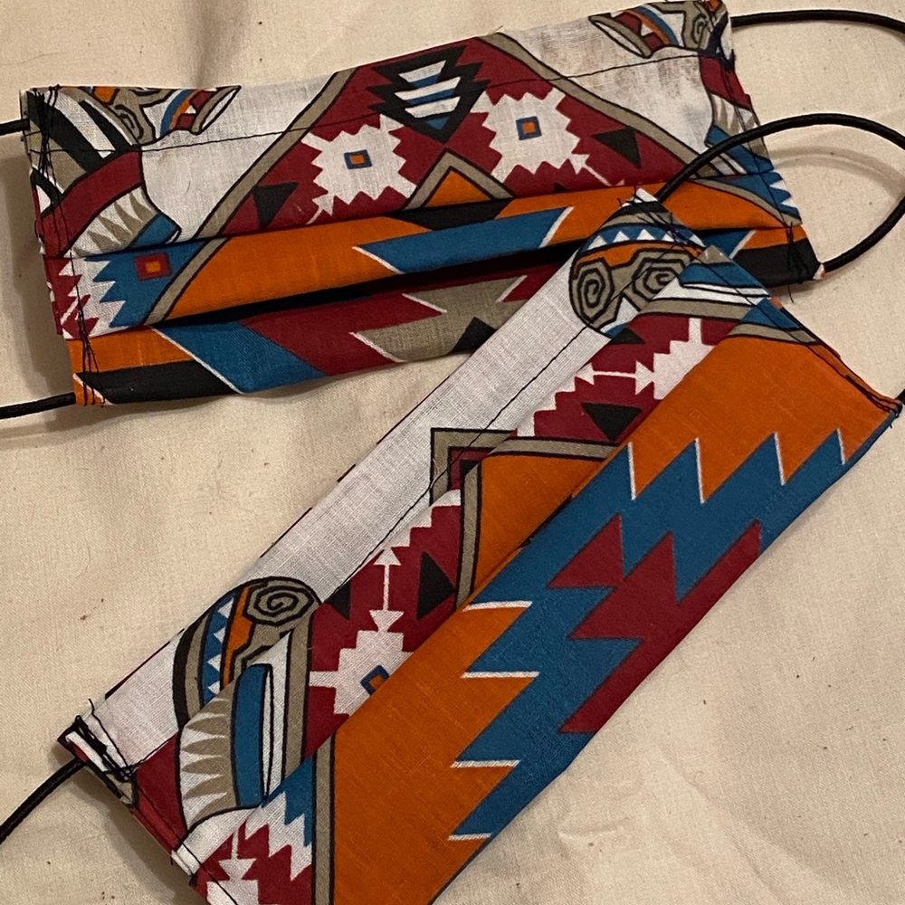 Set of two adult sized face masks